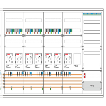 Preview: Zählerschrank 17 Zähler, Verteiler, APZ | eHZ | SCHIEGL